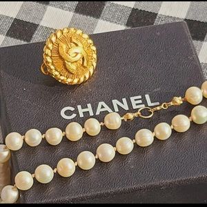 Authentic Chanel Clip Earring (one earring only - necklace not included)
